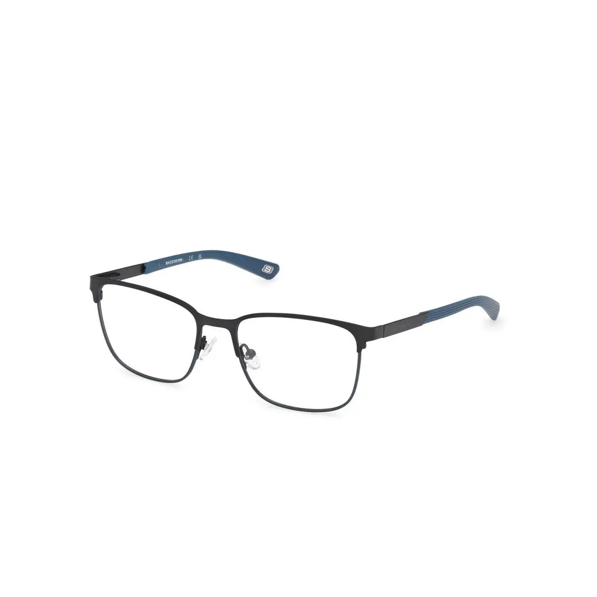 Skechers SE 50136 Matte Black / Blue 005 Size 54 Eyeglasses