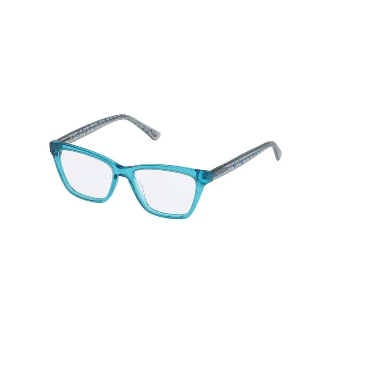 Skechers SE50043 Shiny Blue Crystal 087 Eyeglasses