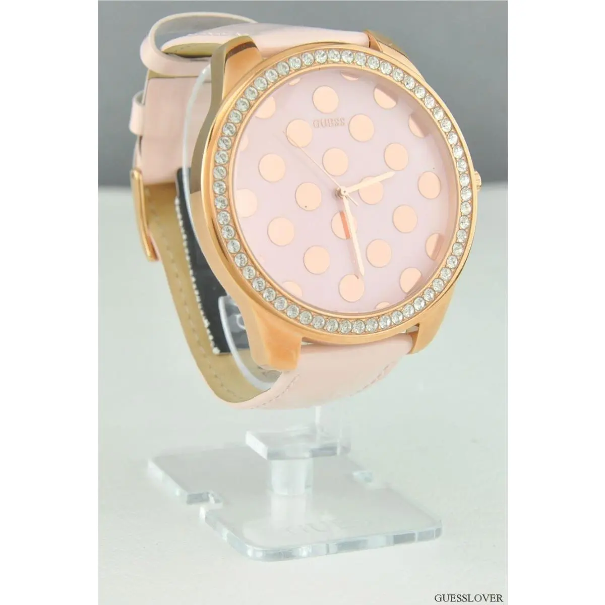 Usa Ladies Watch Guess Pink Leather U0258L3 Prime