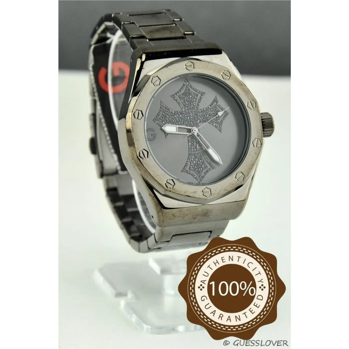 Usa Men Watch Guess Black Stainless Steel Classic G11918G1 Prime
