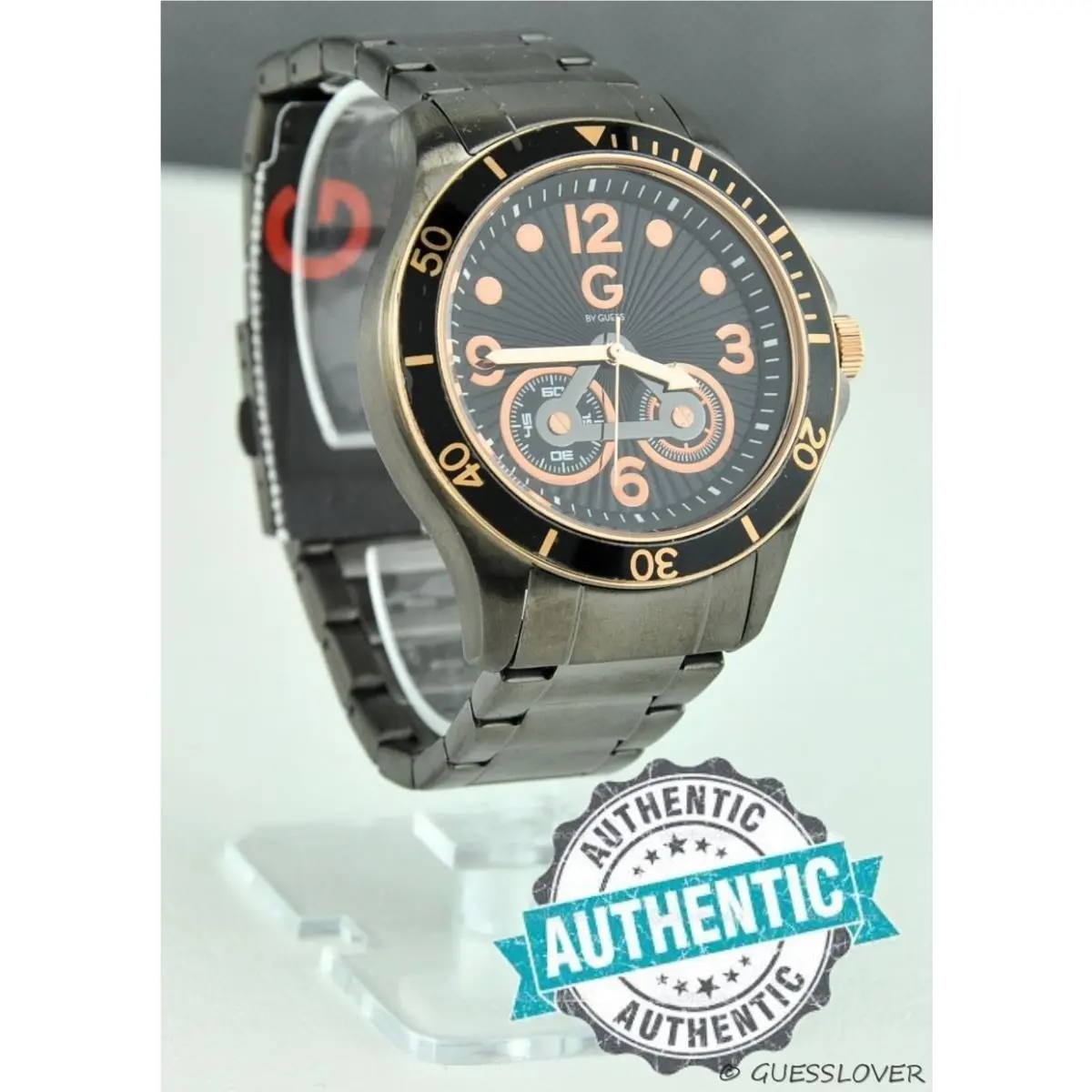 Usa Men Watch Guess Pewter Stainless Steel Classic G11927G2 Prime