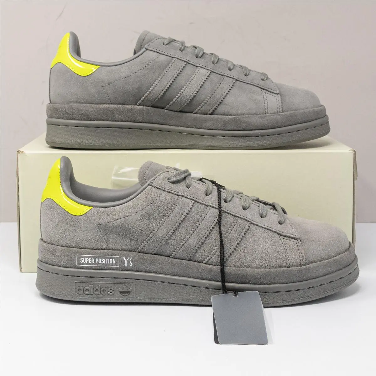 Y by Yohji Yamamoto x Adidas Wedge Stan Suede Sneakers Size 9 EG1740
