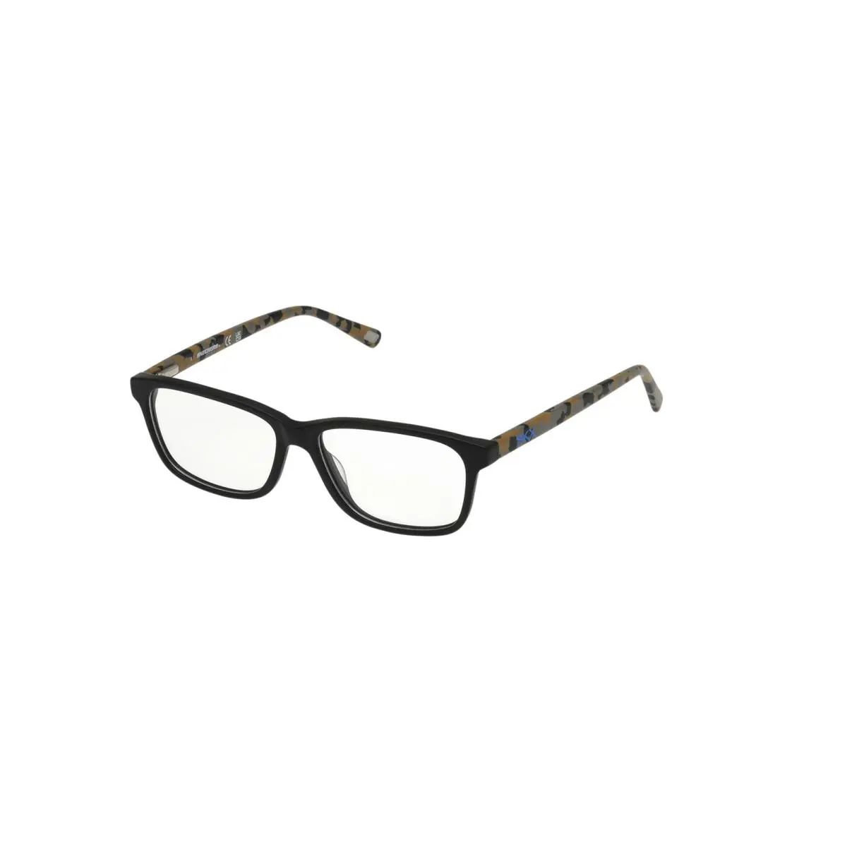 Skechers SE50082 Matte Black Light Brown Texture 002 Eyeglasses