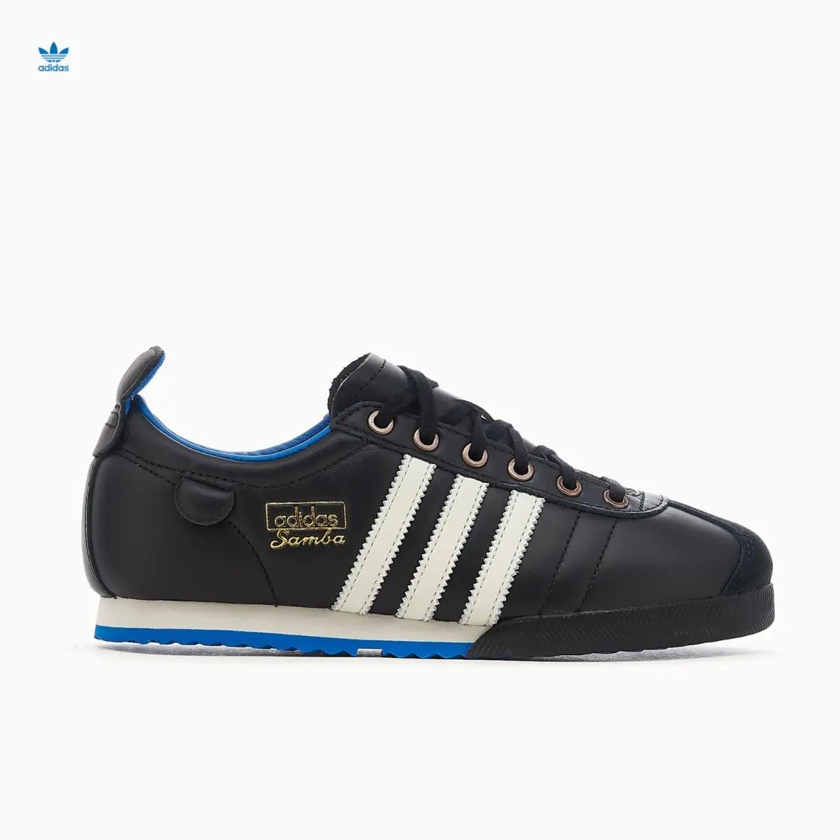 Adidas shoes - Samba 62 - Samba - IH8603 - Core Black / Cloud White / Blue Bird 1