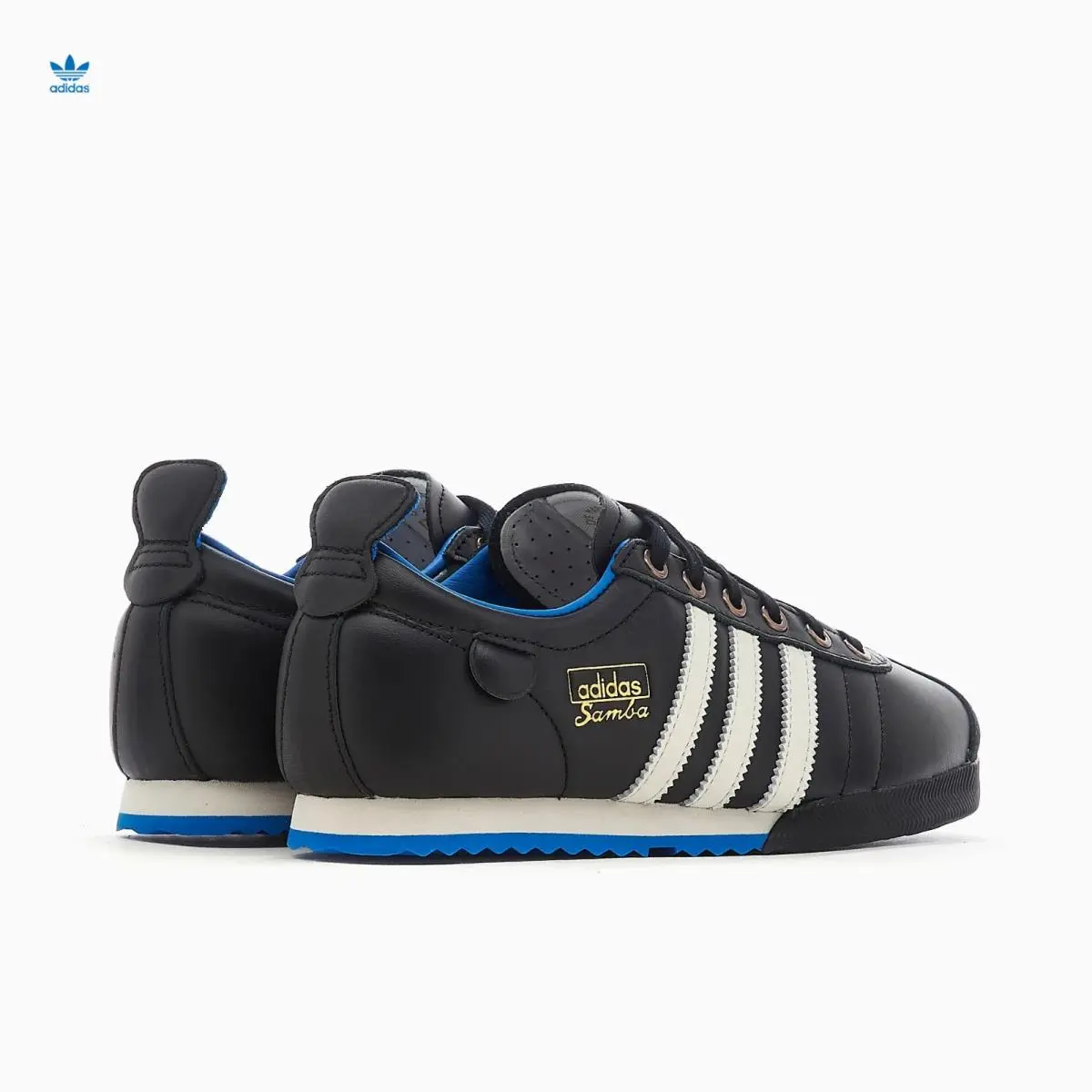 Adidas shoes - Samba 62 - Samba - IH8603 - Core Black / Cloud White / Blue Bird 4