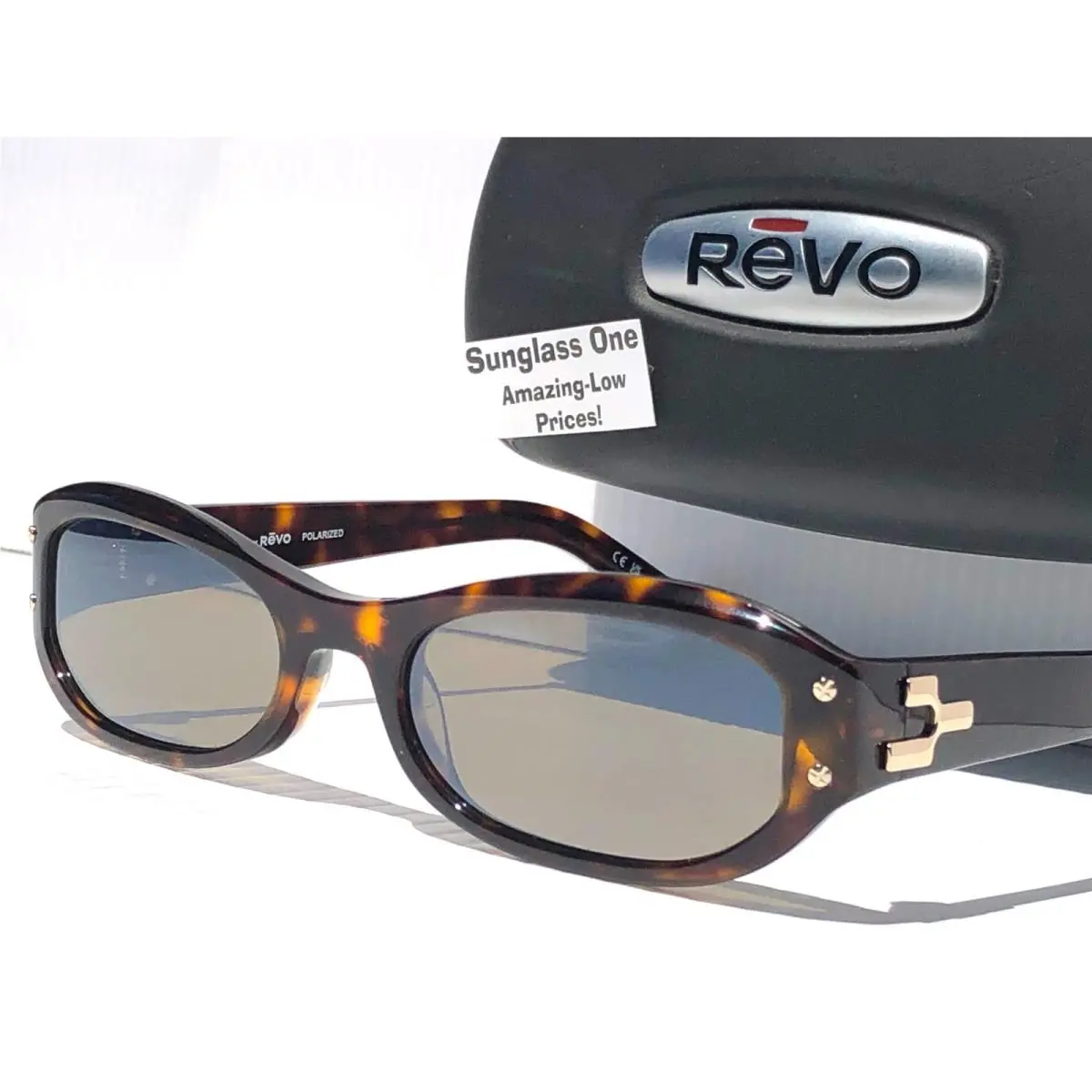 J Balvin  Nrgy Vela Shiny Tortoise Polarized Bronze Lens Sunglass 6001 02 BR by Revo