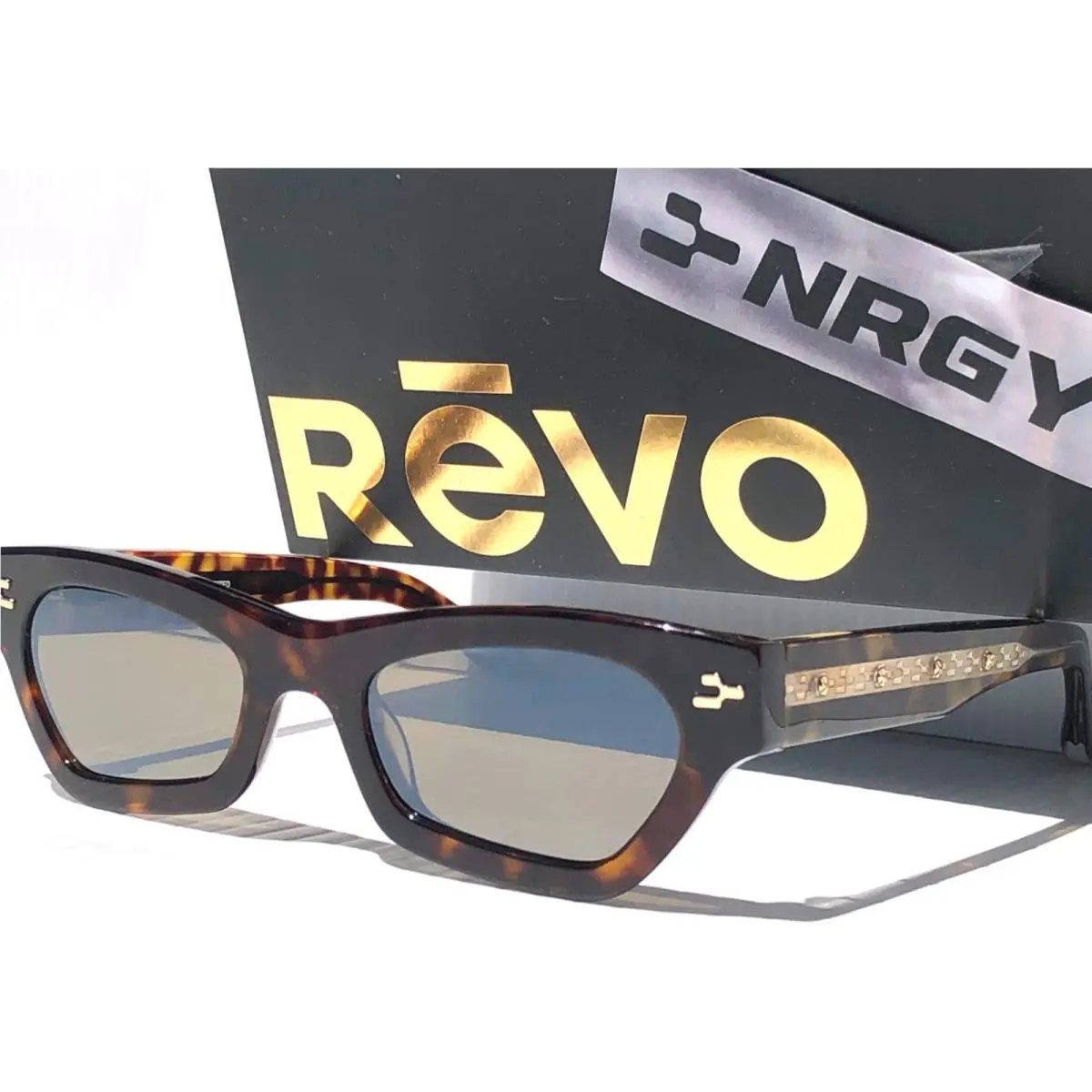 J Balvin  Nrgy Lynx Shiny Tortoise Polarized Bronze Lens Sunglass 6003 02 BR by Revo