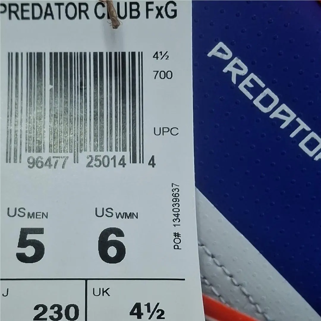 Adidas shoes - adidas Predator Club FxG - Predator Club FxG - IF6344 - Blue, Manufacturer: Lucid Blue/Cloud White/Solar Red 8