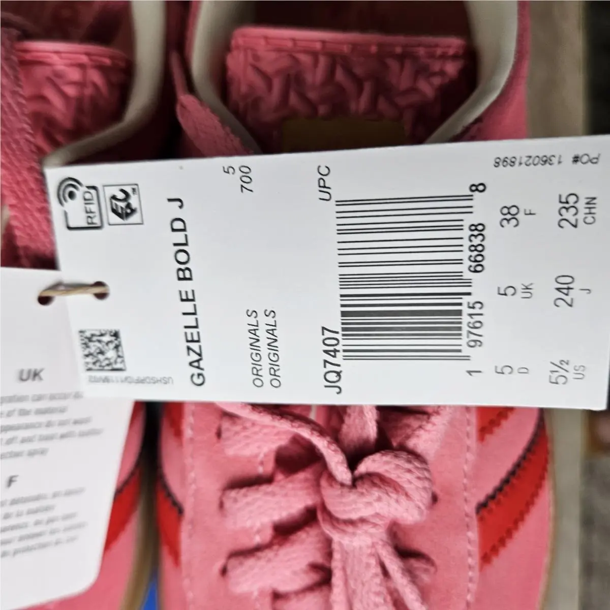 Adidas shoes - JQ7407 - JQ7407 - Pink 5