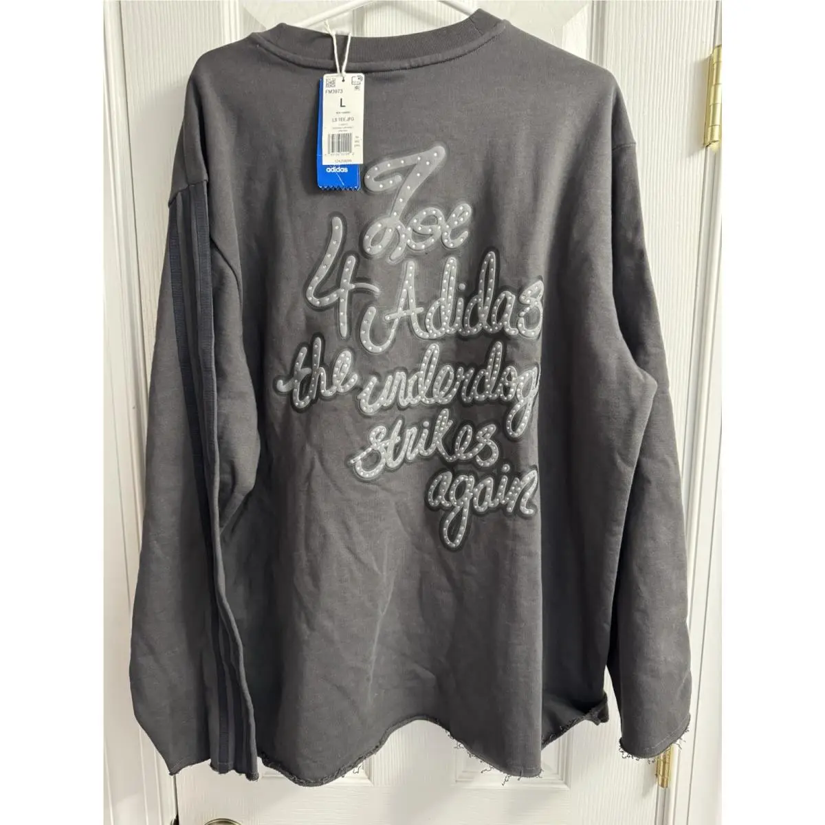Adidas clothing - 0344 - Adidas Sweatshirt JFG L - Gray 0