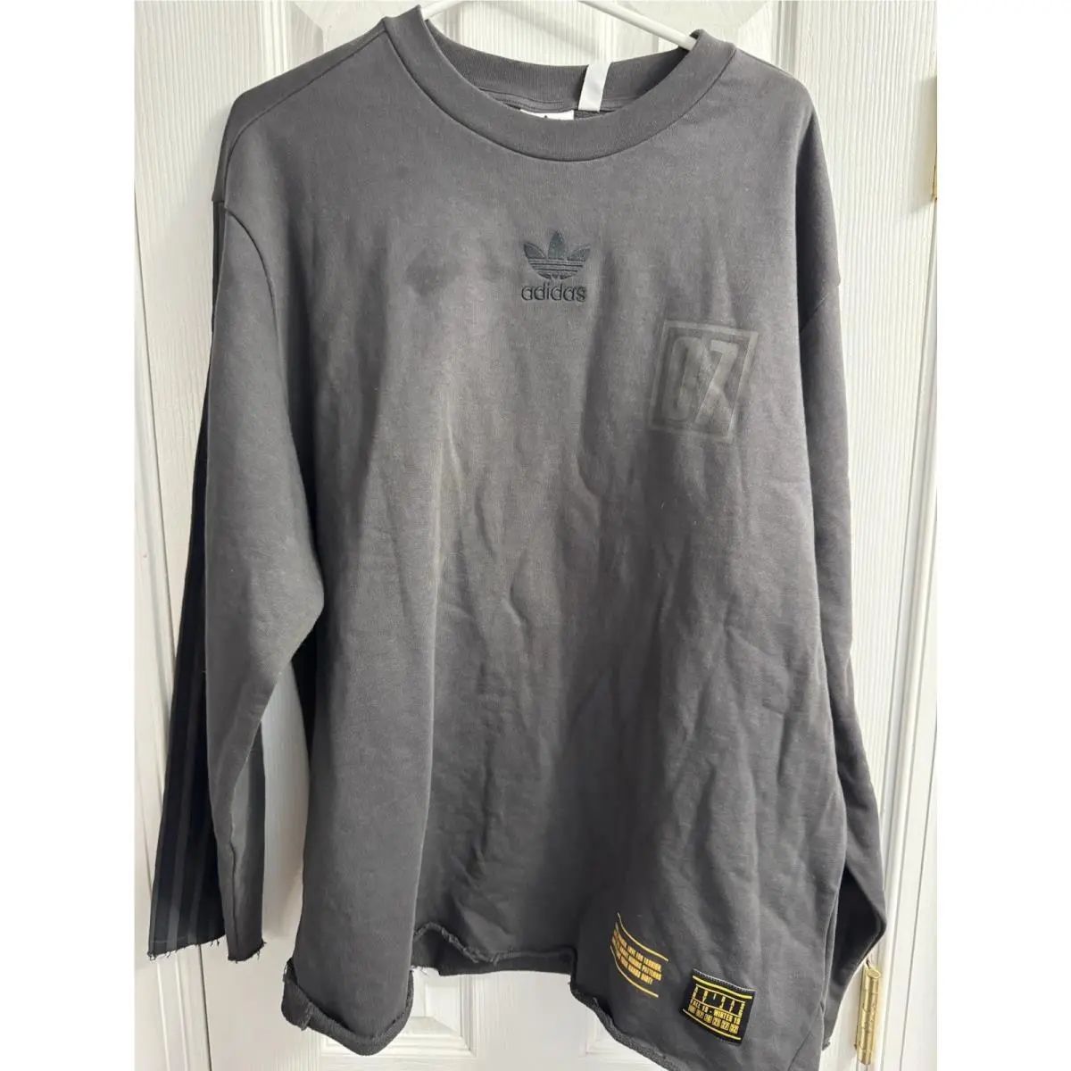 Adidas clothing - 0344 - Adidas Sweatshirt JFG L - Gray 7
