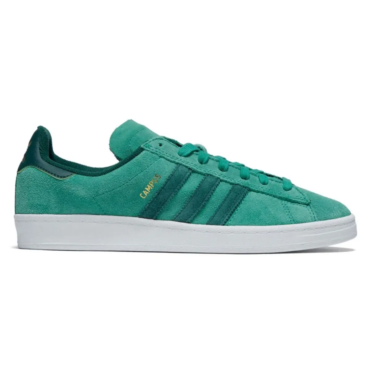 Adidas Campus Adv Shoes - Court Green/core Green/ftwr White Sz. 11