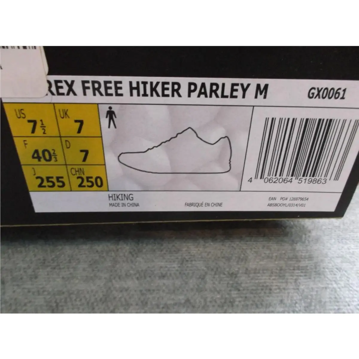 Adidas shoes - adidas TERREX Free Hiker - TERREX Free Hiker - GX0061 - Black (UPC: 4062064519863) 0