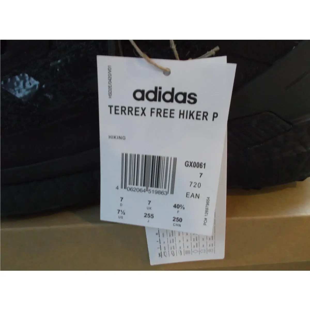 Adidas shoes - adidas TERREX Free Hiker - TERREX Free Hiker - GX0061 - Black (UPC: 4062064519863) 5
