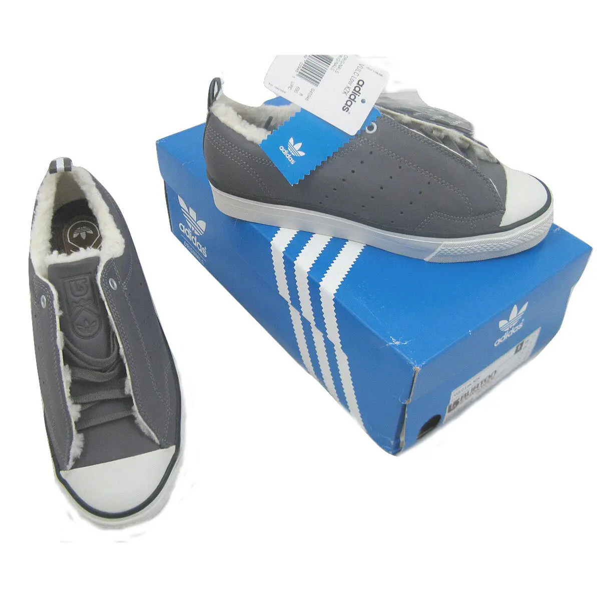 Vintage Burton Adidas Vulc Low Kzk Sneakers US 8 Gray Kazuki Kuraishi - Gray