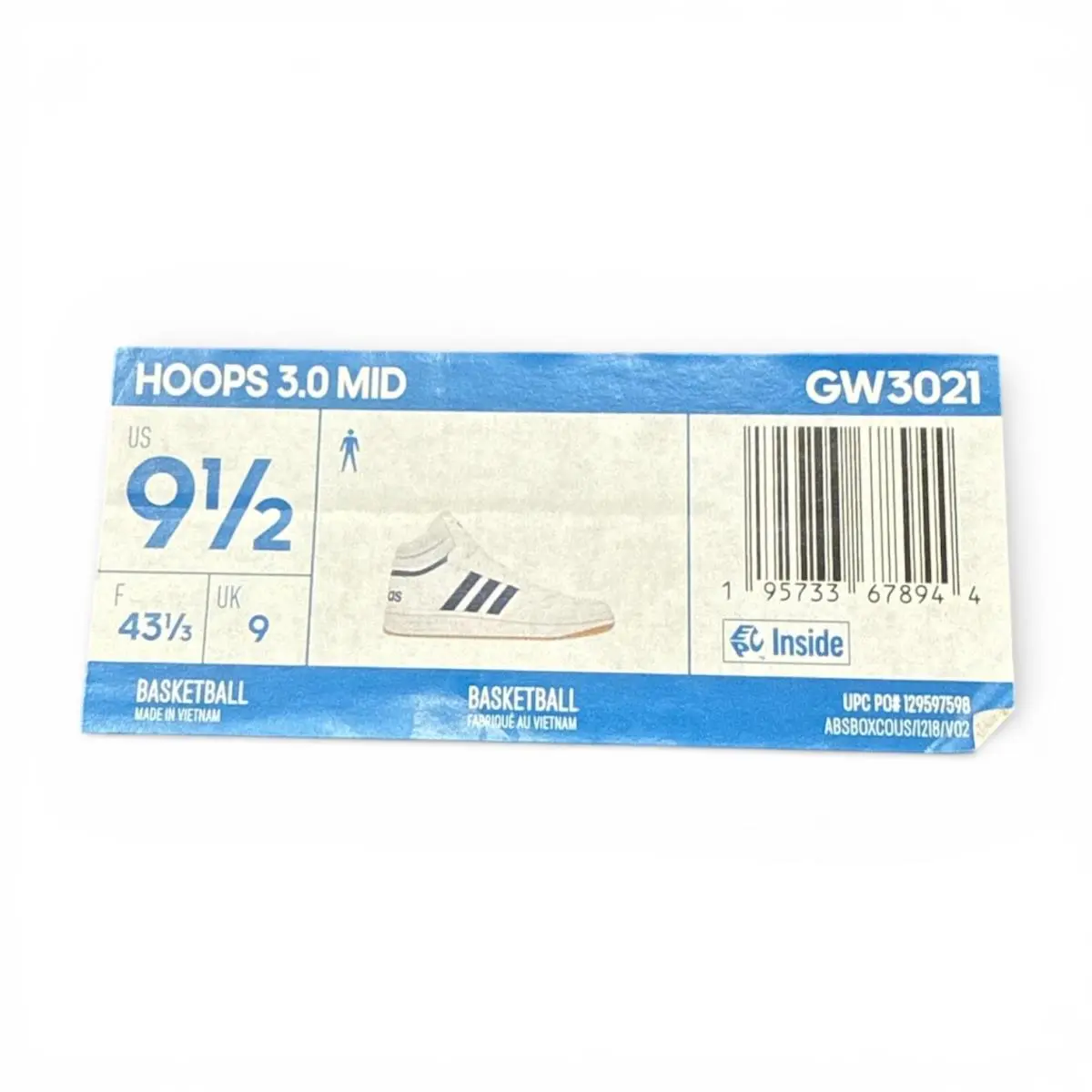 Adidas shoes - adidas Hoops - Hoops - White (UPC: 195733678944) 7