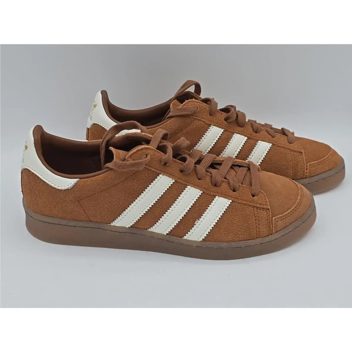 Adidas Jabbar Low Cocoa Brown Gum Sole Women SZ 9 HQ7489