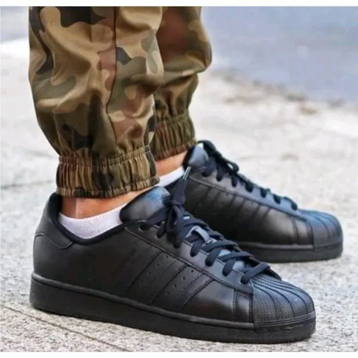 Adidas Originals Superstar AF5666 Triple Black Rare Usa Size 9