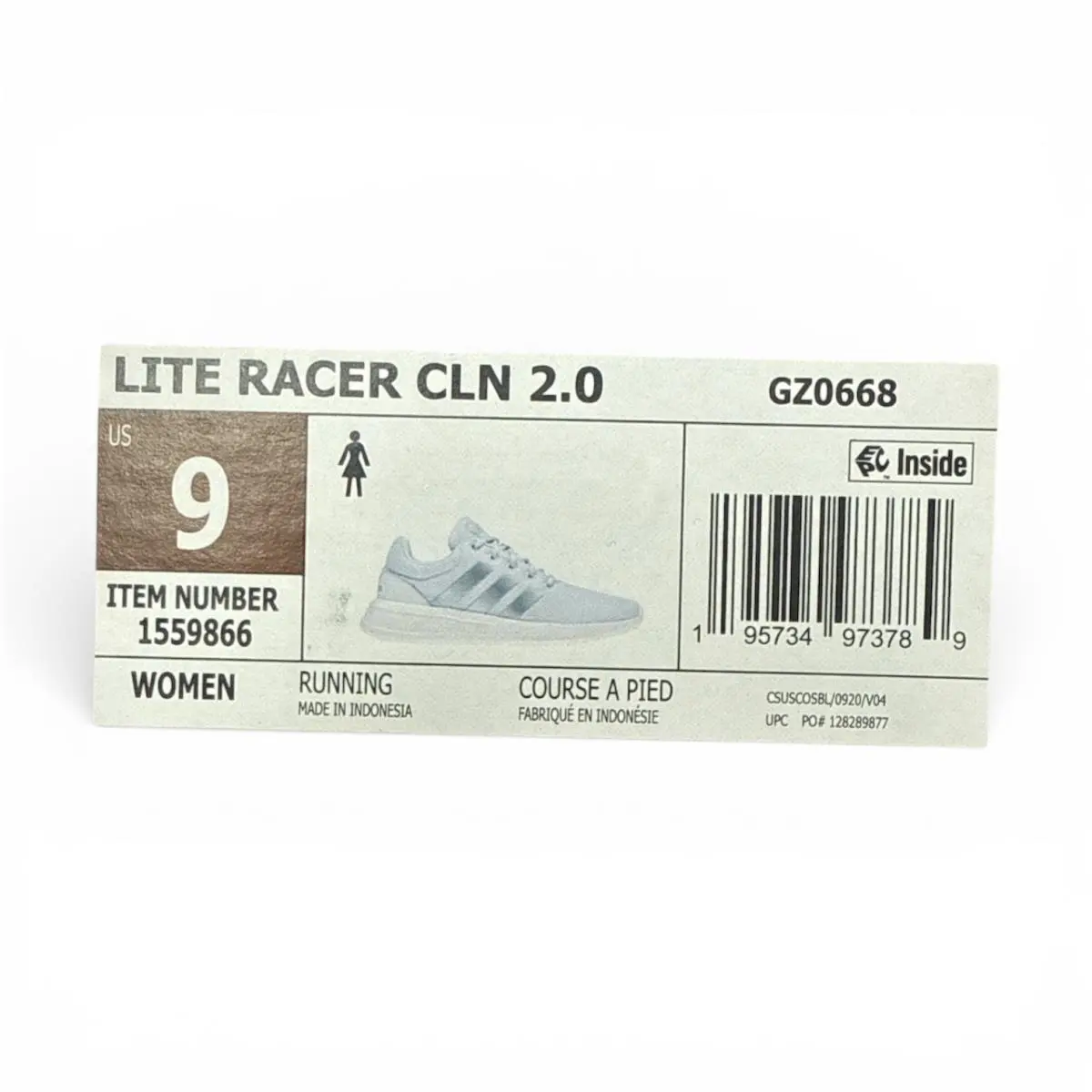 Adidas shoes - adidas Lite Racer - Lite Racer - Cloud White / Grey (UPC: 195734973789) 7