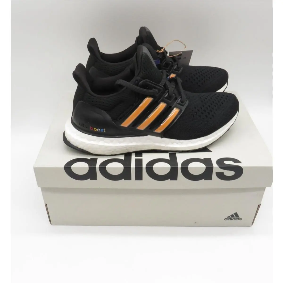 Adidas Ultraboost Adicolor 1.0 Black Running Shoes 3.5 Men 4.5 Women