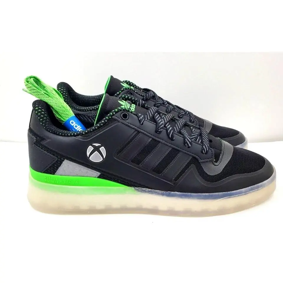 Adidas x Xbox Forum Tech Boost Series X Shoes Black Green GW6374 Men`s Size 9