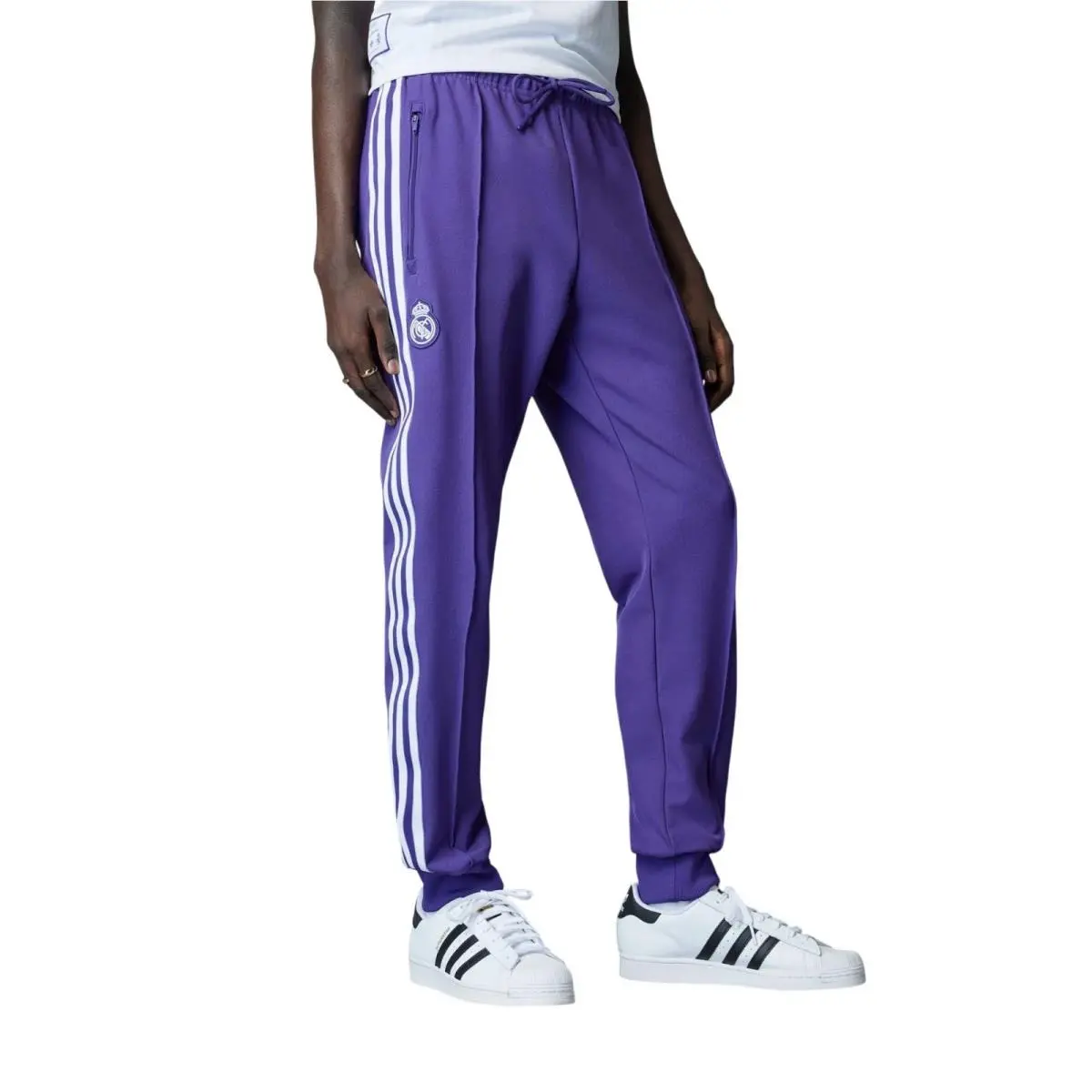 Men`s M Adidas Originals Unity Purple Real Madrid Terrace Icons Track Pants