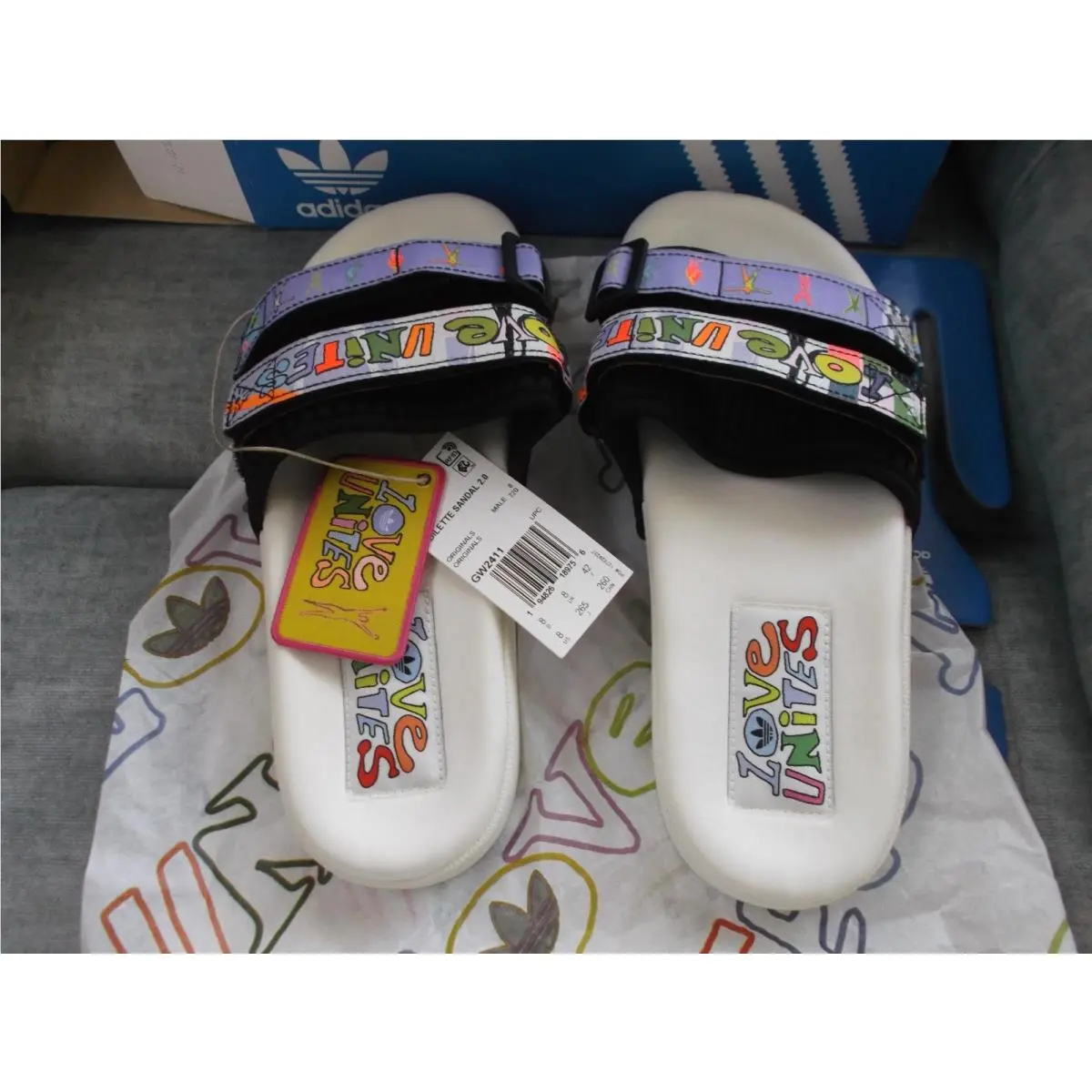 Adidas shoes - Love Unites - Love Unites - Multicolor (UPC: 194826189756) 3