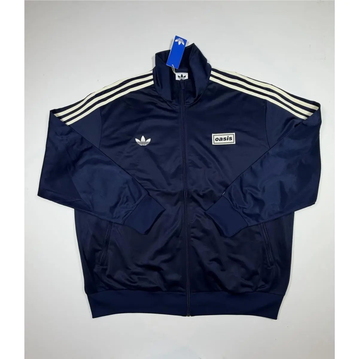 Adidas clothing - adidas Originals Oasis Tour 3-Stripes Track Top - KT3455 - Blue 0