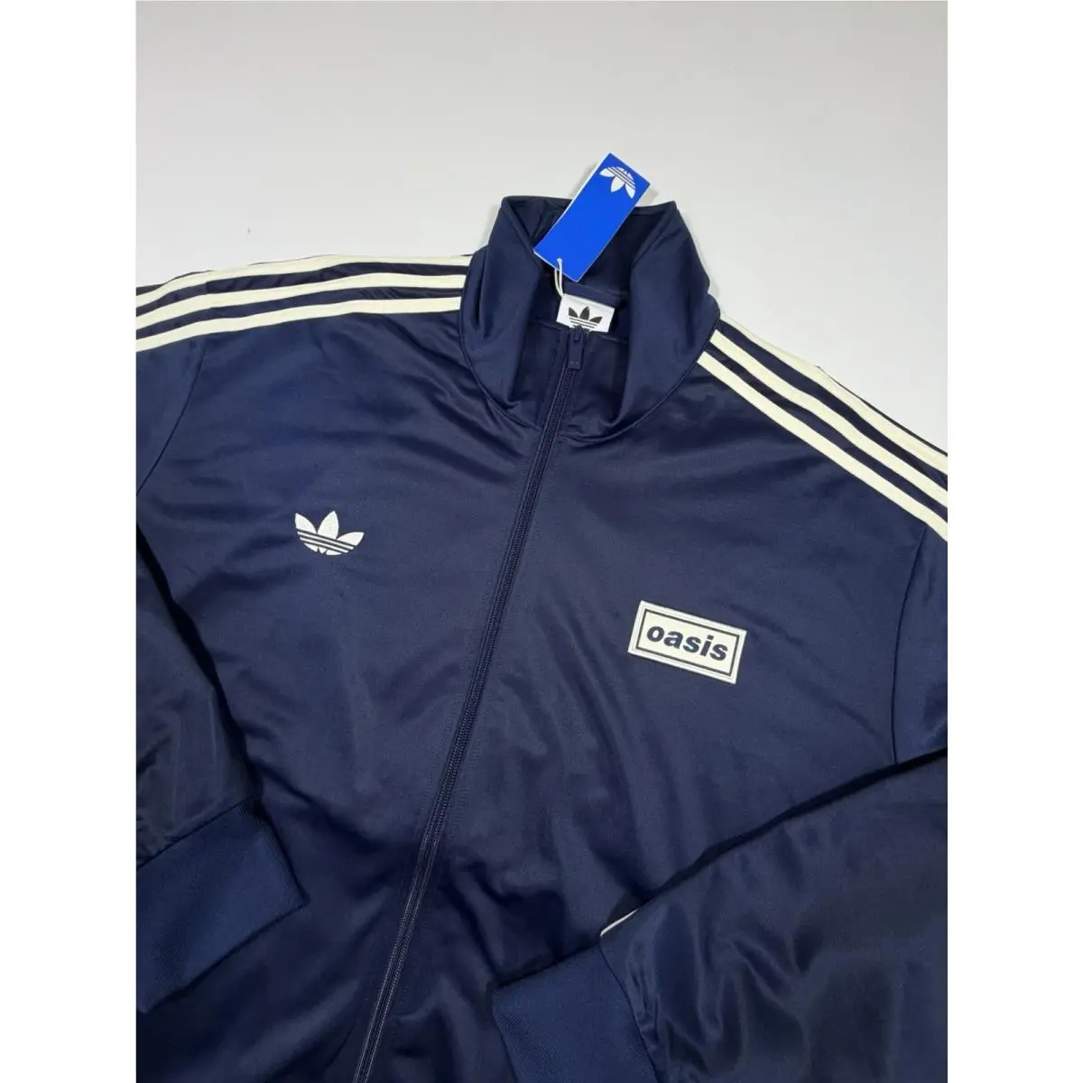 Adidas Oasis Tour Logo Jacket Originals Classic Retro Loose Fit Top Men 2XL