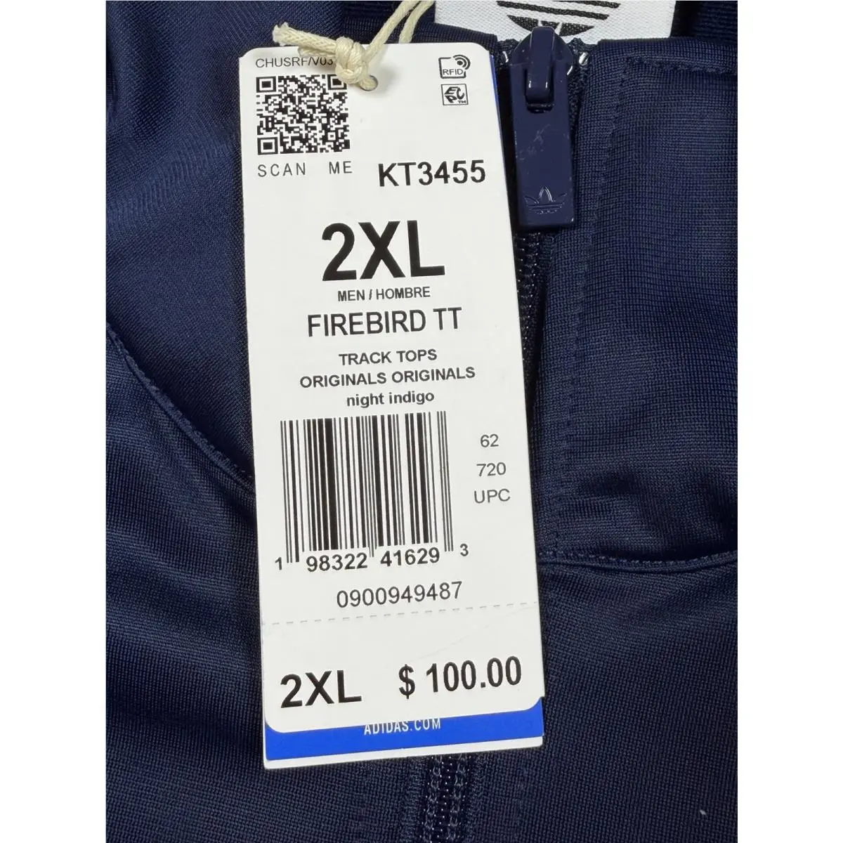 Adidas clothing - adidas Originals Oasis Tour 3-Stripes Track Top - KT3455 - Blue 1