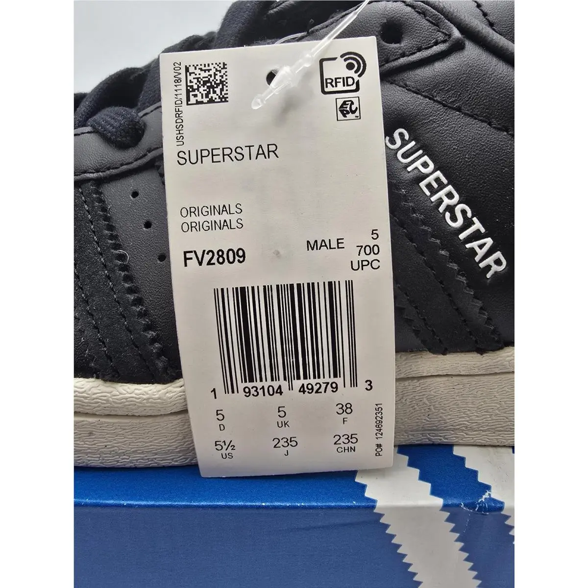 Adidas shoes - adidas Superstar - Superstar - FV2809 - Black 1