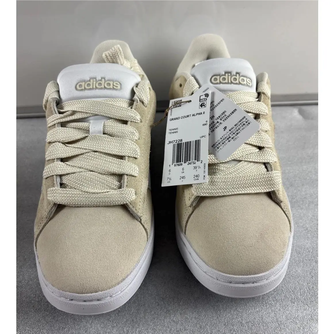 Grand Court Alpha 00s Wonder White/white Women’s 7.5 US JH7228 by Adidas