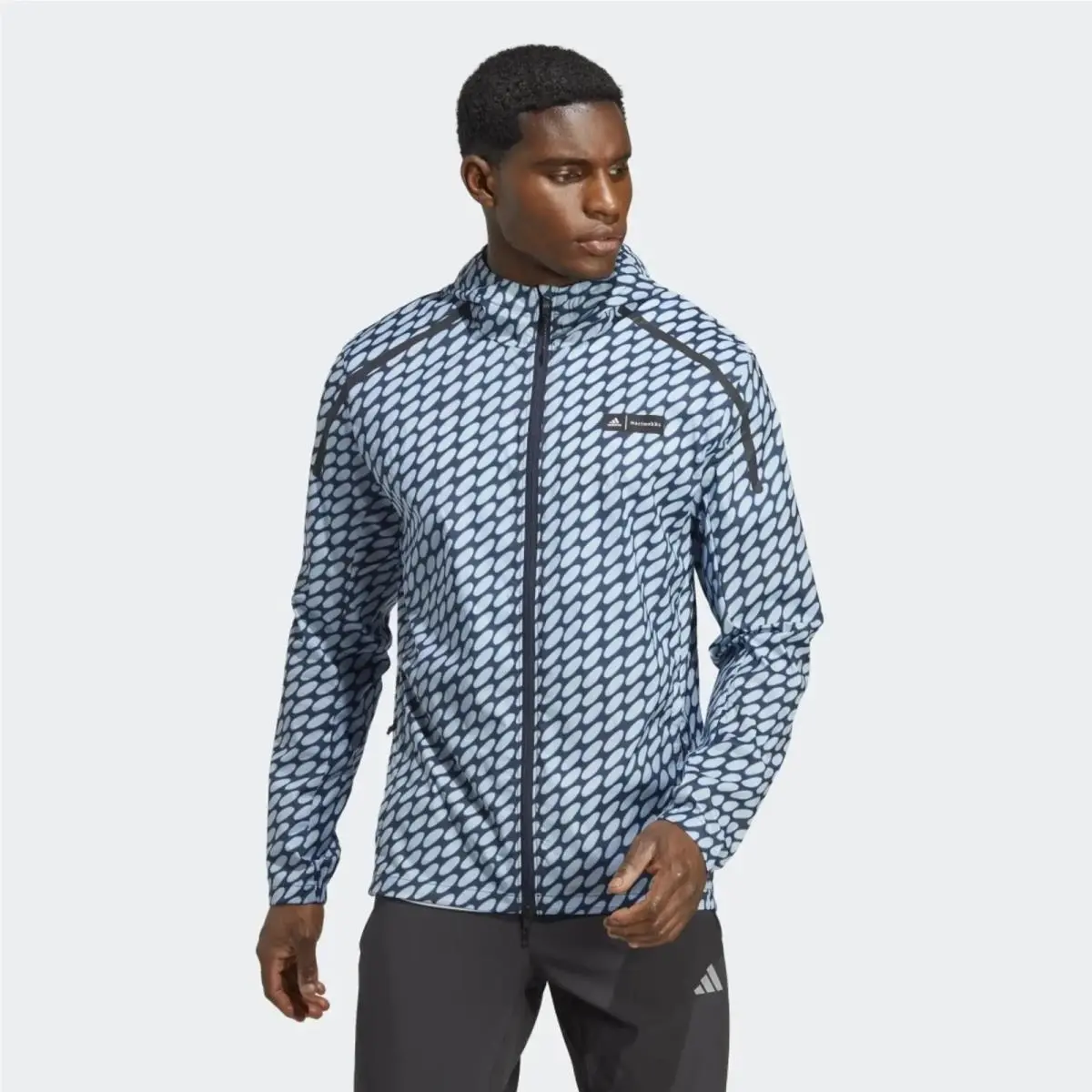 Adidas X Marimekko Marathon Running Jacket Men’s S Small Slim Fit Back Pocket