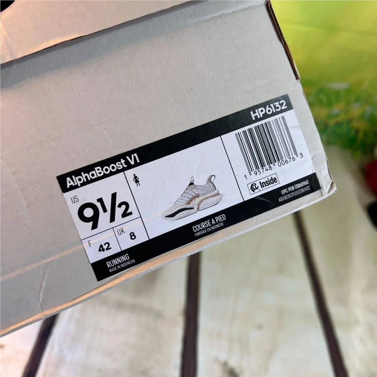 Adidas shoes - adidas AlphaBoost V1 - AlphaBoost - HP6132 - White/ Warm Light Gray 4