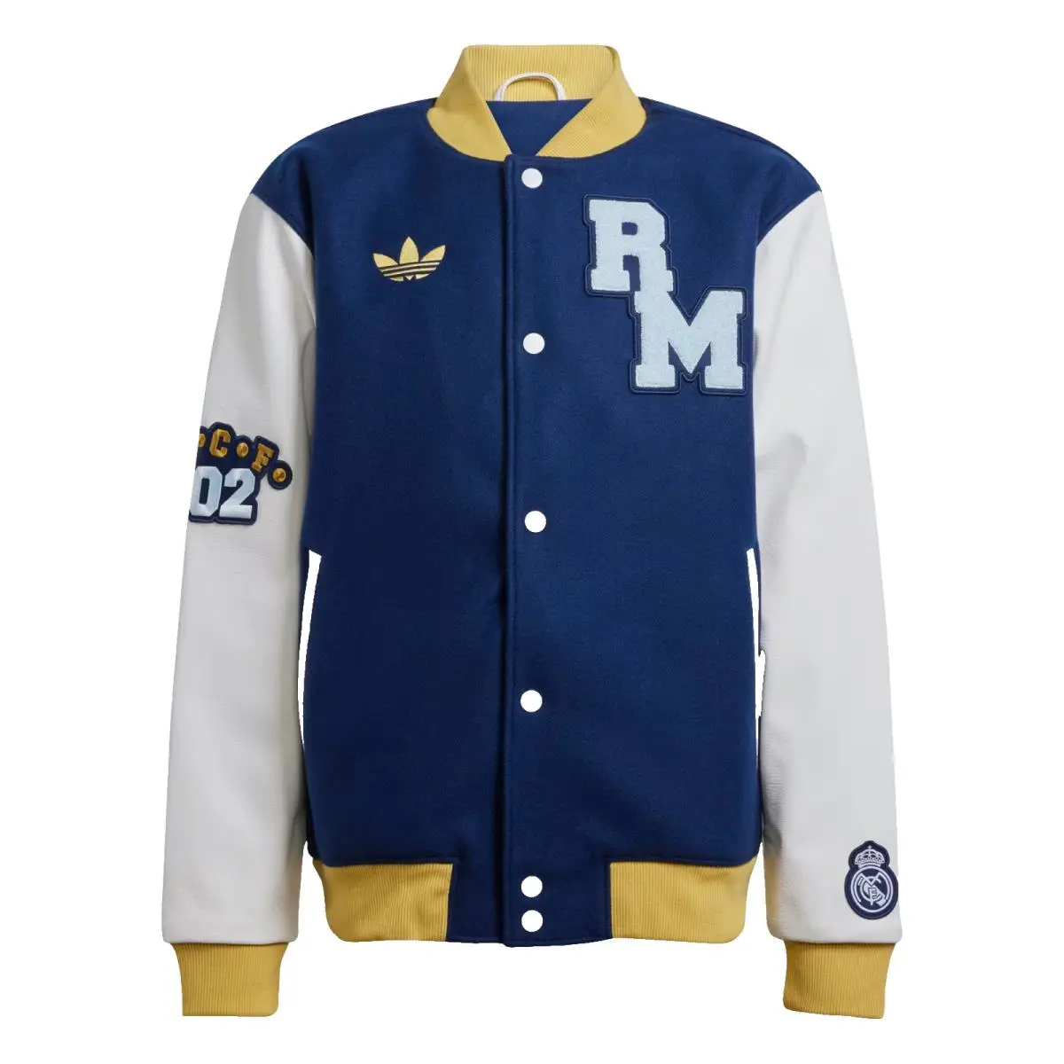 Adidas clothing - adidas Real Madrid VRCT Jacket (Gender Neutral) - JF2589 - Blue 1