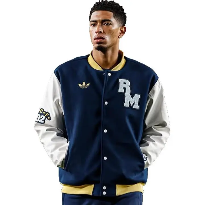 Adidas clothing - adidas Real Madrid VRCT Jacket (Gender Neutral) - JF2589 - Blue 3