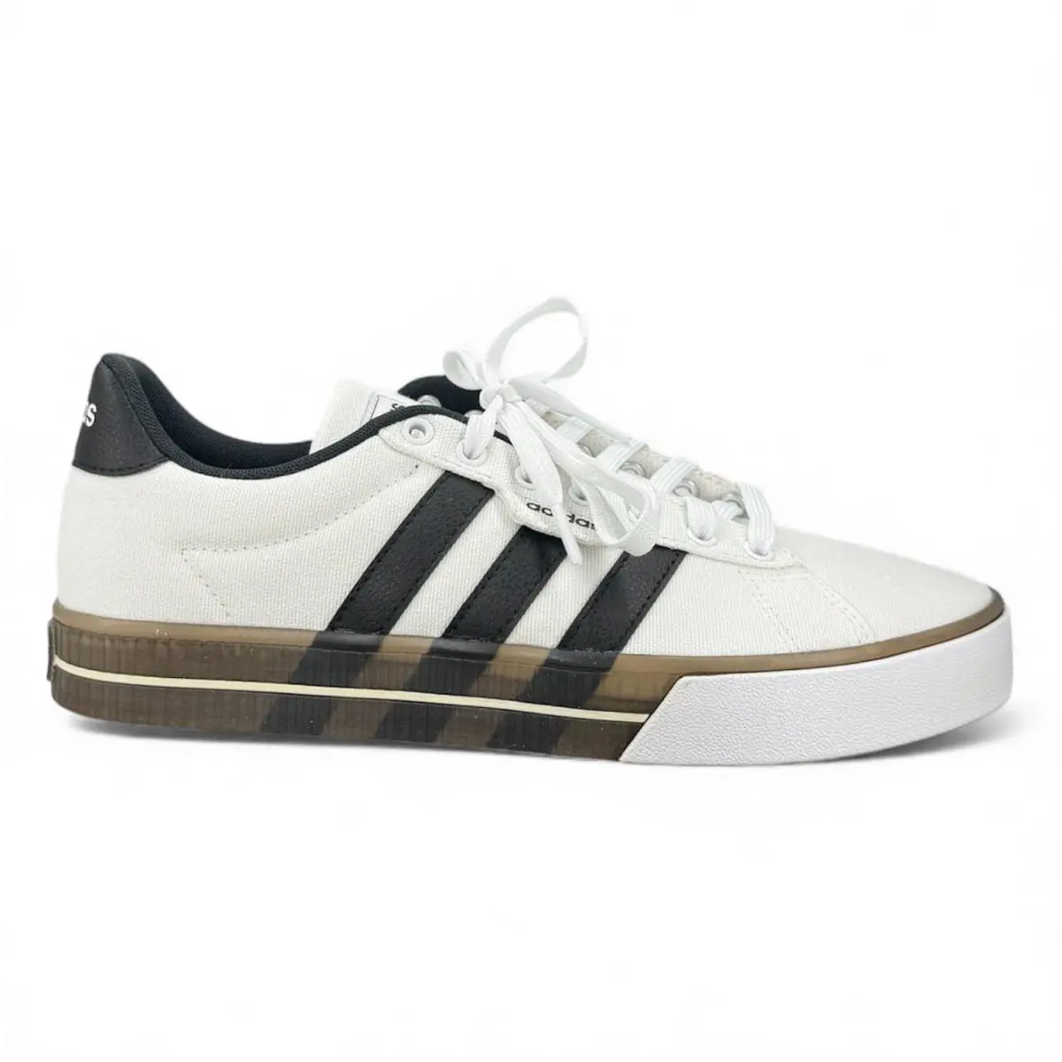 Adidas Daily 3.0 Men s Skate Shoes White / Black Size 8 FW7049 - White / Black / Gum