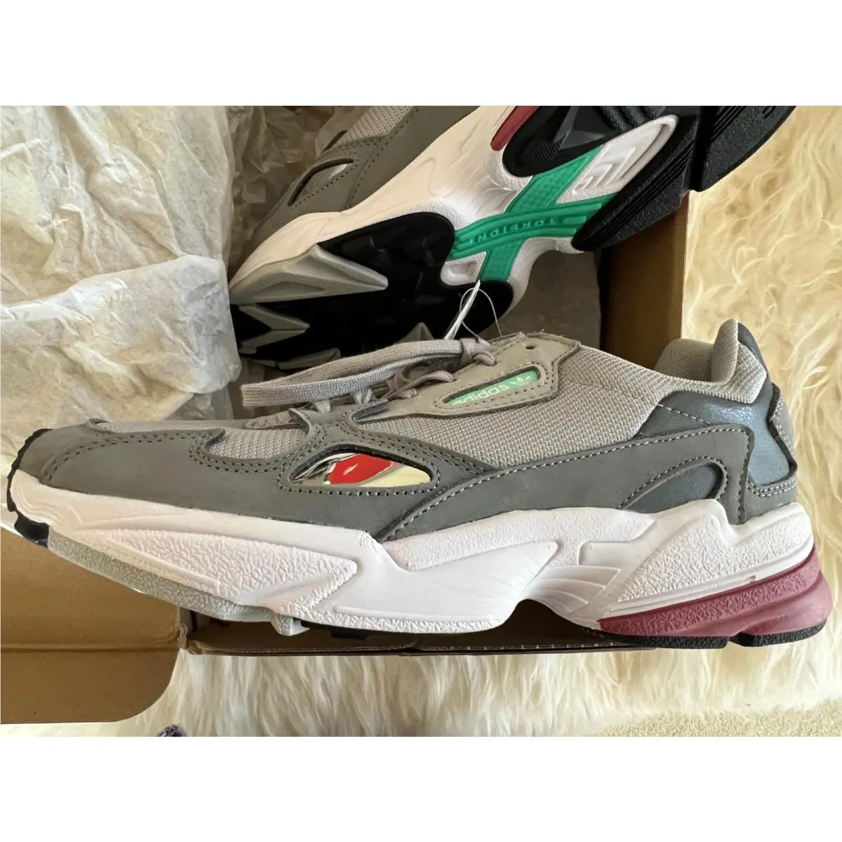 Adidas shoes - adidas Falcon - Falcon - D96698 - Gray 0