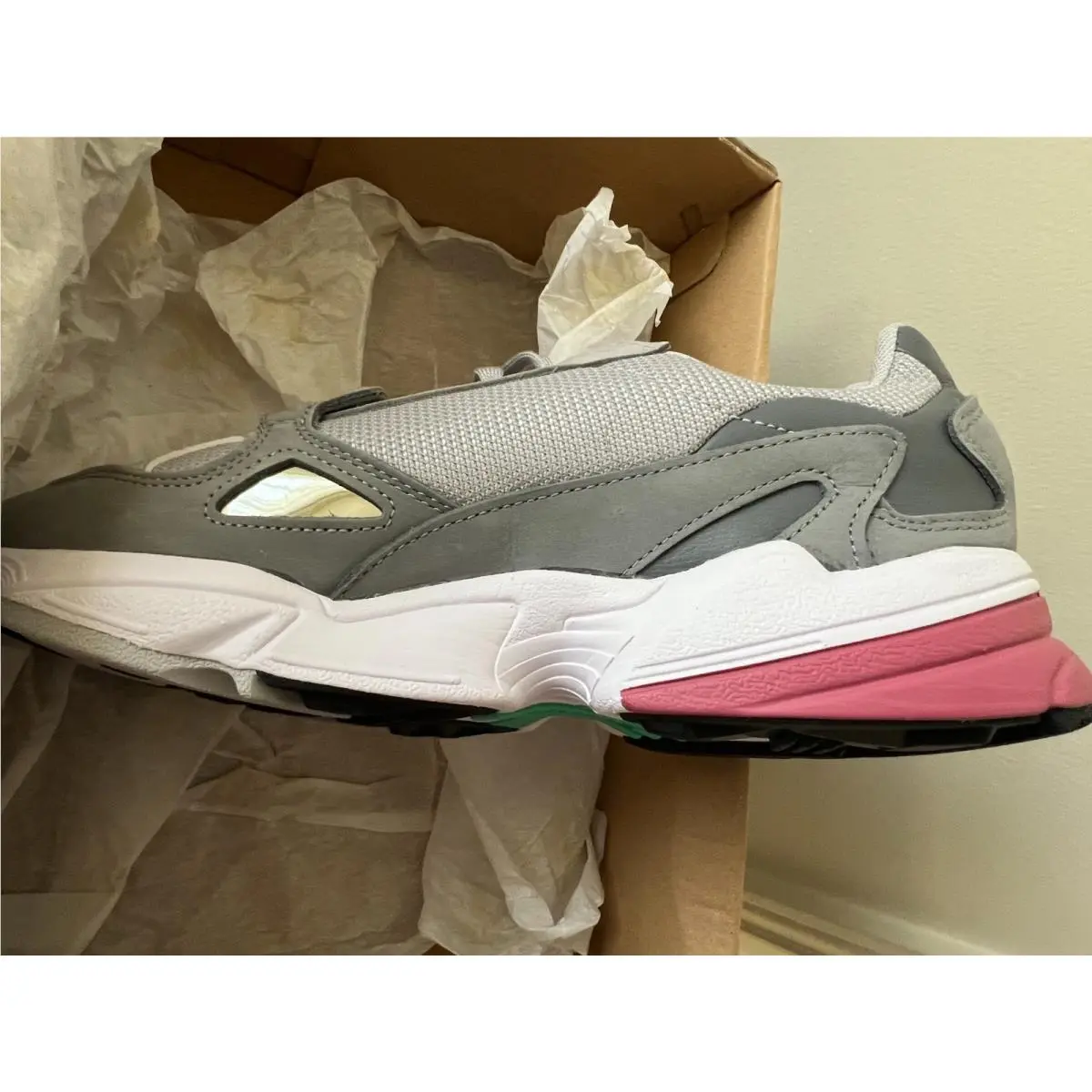 Adidas shoes - adidas Falcon - Falcon - D96698 - Gray 1