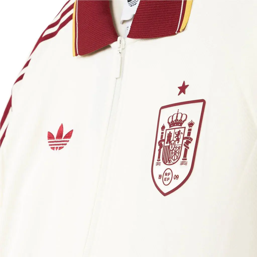 Adidas clothing - Adidas Spain Away Anthem Jacket - JZ2249 - White 2