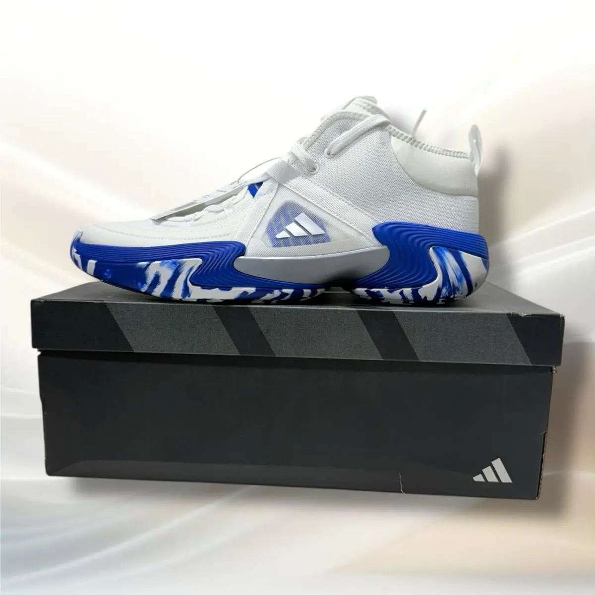 Adidas shoes - Adidas Exhibit Select Mid IE9333 - IE9333 - Core Black/White/Team Mid Grey (UPC: 0196469360981) 8