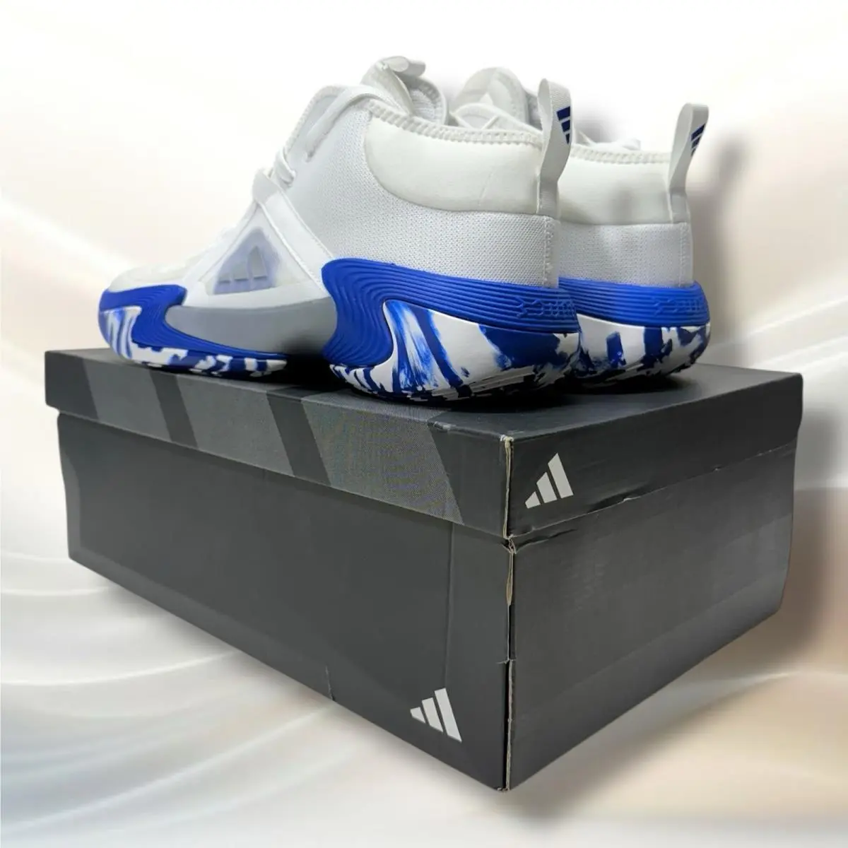 Adidas shoes - Adidas Exhibit Select Mid IE9333 - IE9333 - Core Black/White/Team Mid Grey (UPC: 0196469360981) 5