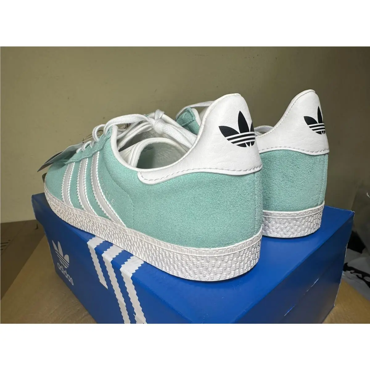 Adidas shoes - Adidas Gazelle J - Gazelle - Easy Green/Core White/Silver Green (UPC: 0195748529637) 5