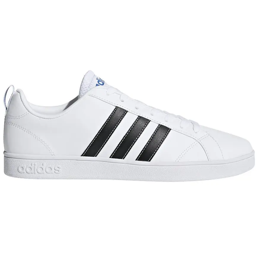 Size 11 - Adidas Men`s VS Advantage White Black F99256 Trainers Tennis Shoes