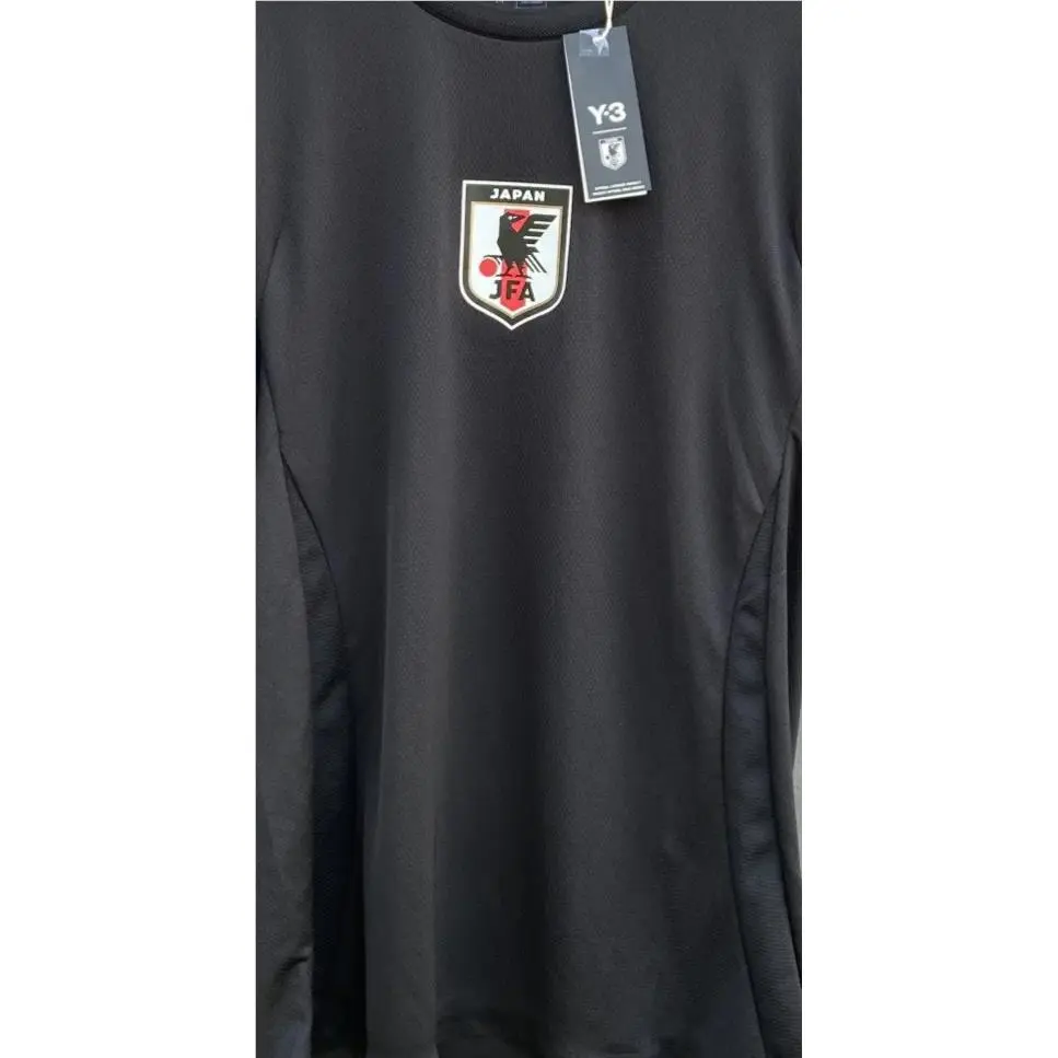 Adidas Y-3 Japan Soccer Jersey Team Pre Match Black Aeroready T-shirt Men Size