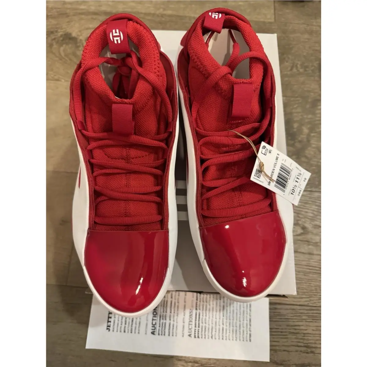 Adidas shoes - adidas Harden Vol. 8 - Harden - JP5445 - White Red (UPC: 0197613464517) 1