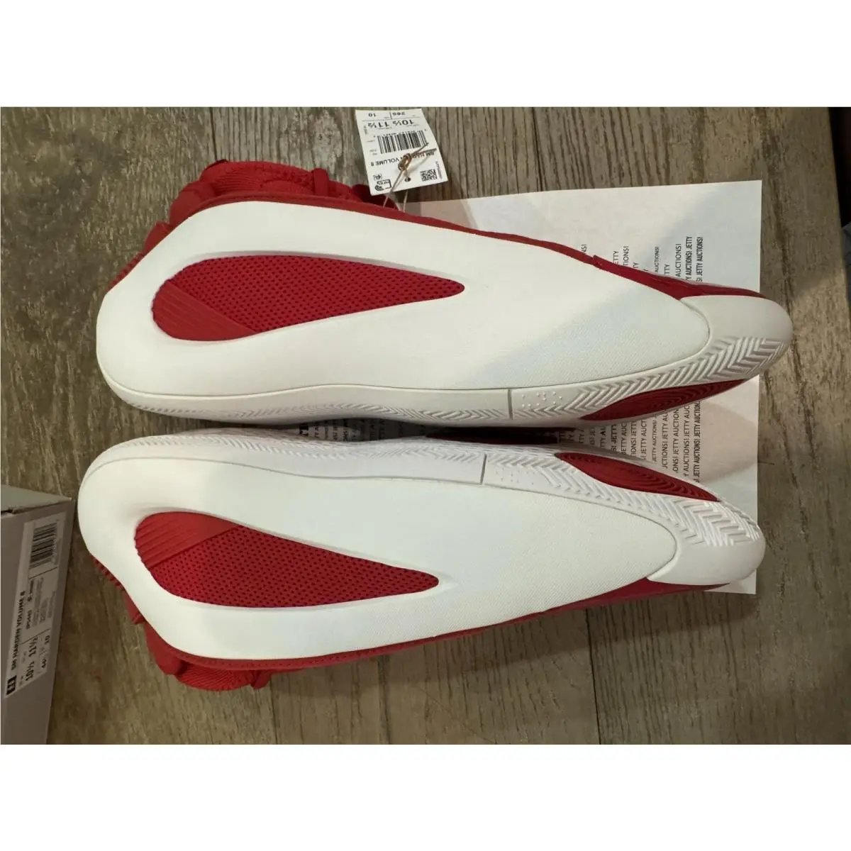 Adidas shoes - adidas Harden Vol. 8 - Harden - JP5445 - White Red (UPC: 0197613464517) 4