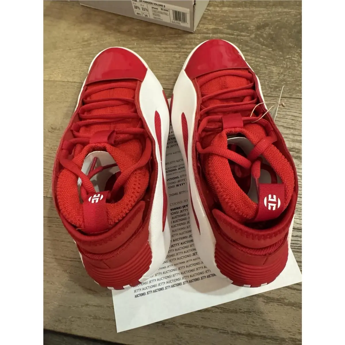 Adidas shoes - adidas Harden Vol. 8 - Harden - JP5445 - White Red (UPC: 0197613464517) 7