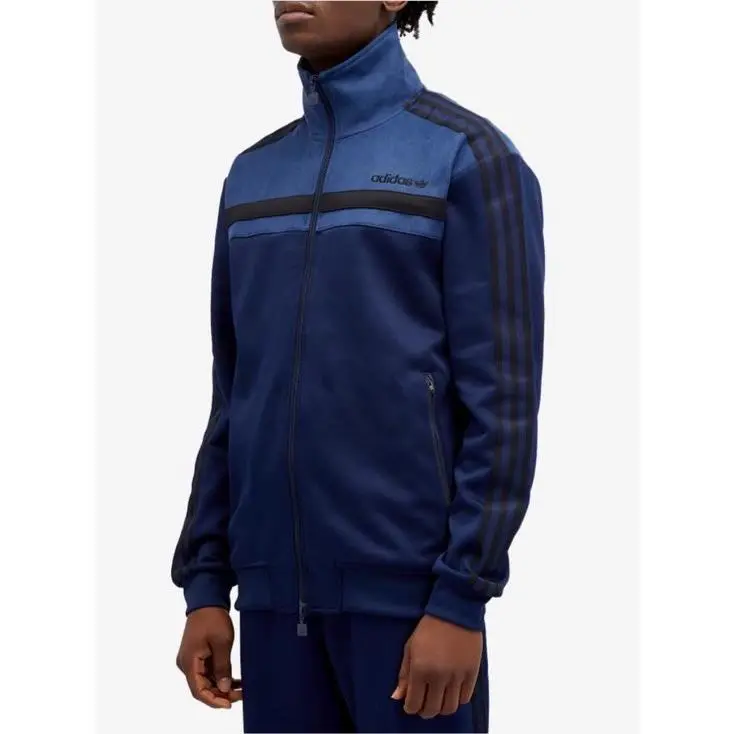 Adidas Originals Premium Track Suit Jacket Pants Night Indigo Navy Blue Mens L