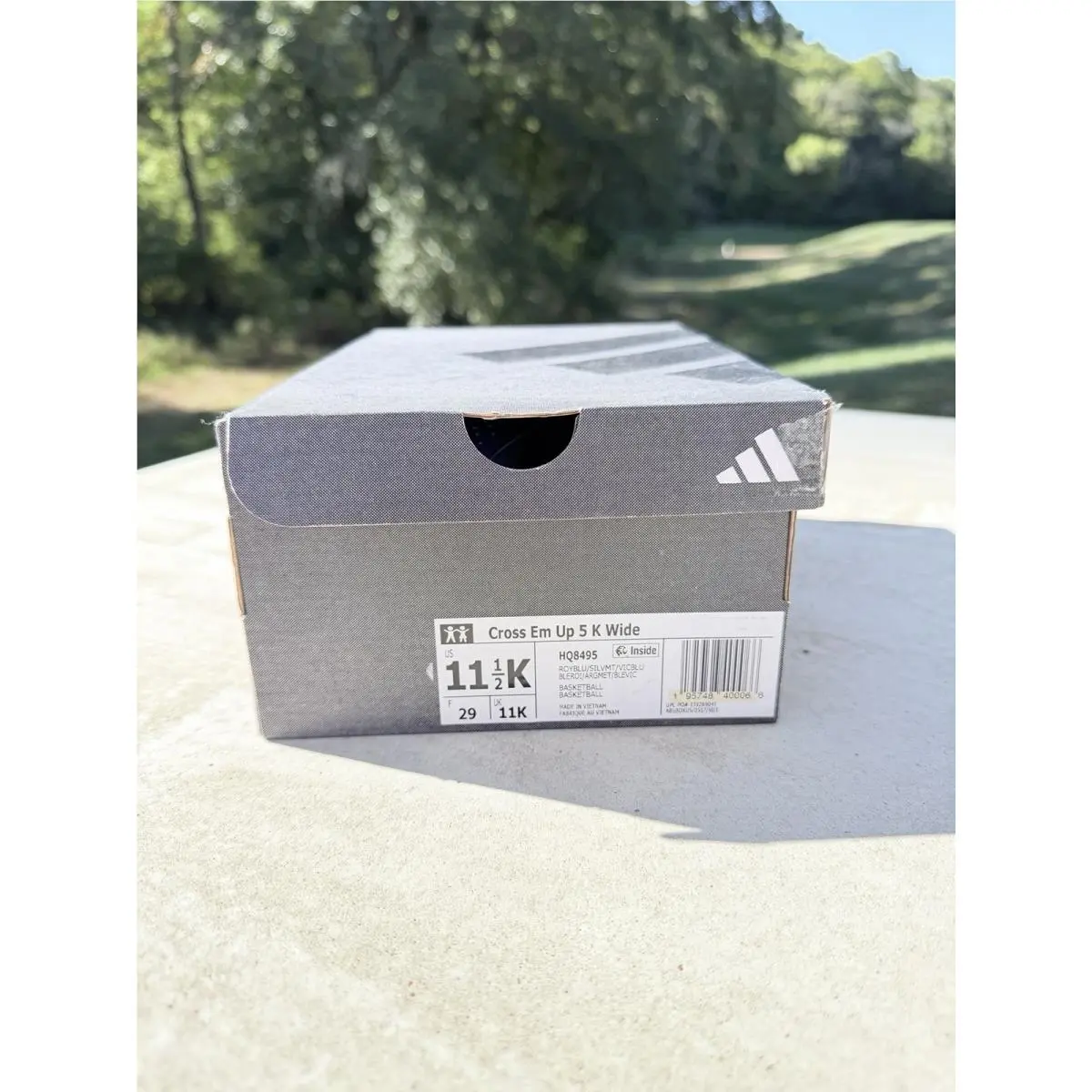 Adidas shoes - Adidas Wide Fit - Wide Fit - Blue (UPC: 195748400066) 5